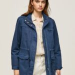 Ocean Union Jack Print Cotton Parka Pepe Jeans L20F2F127 Women