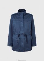 Ocean Union Jack Print Cotton Parka Pepe Jeans L20F2F127 Women - Image 4