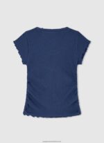 Ocean Wavy-Effect Ribbed Shirt Pepe Jeans L20F2F1443 Girl - Image 2