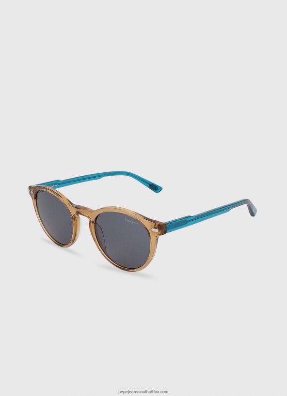 ochre_yellow_round_sunglasses_pepe_jeans_l20f2f1304_men.jpg Ochre Yellow Round Sunglasses Pepe Jeans L20F2F1304 Men - Image 1