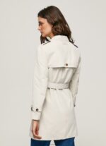Off Lace Classic Twill Trench Coat Pepe Jeans L20F2F106 Women - Image 4