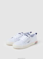 Off White Basic Brady Sneakers Pepe Jeans L20F2F1325 Girl - Image 3