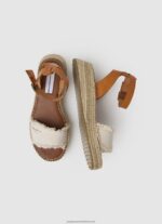 Off White Kate Fabric Wedge Sandals Pepe Jeans L20F2F678 Women - Image 2