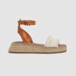 Off White Kate Fabric Wedge Sandals Pepe Jeans L20F2F678 Women
