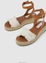 Off White Kate Fabric Wedge Sandals Pepe Jeans L20F2F678 Women - Image 3