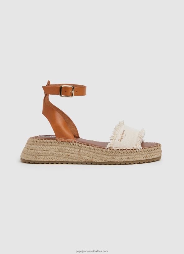 off_white_kate_fabric_wedge_sandals_pepe_jeans_l20f2f678_women.jpg Off White Kate Fabric Wedge Sandals Pepe Jeans L20F2F678 Women - Image 1