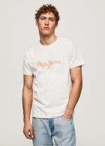 Off White Logo Print T-Shirt Pepe Jeans L20F2F992 Men - Image 3