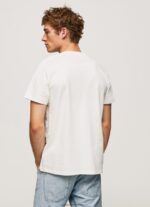 Off White Logo Print T-Shirt Pepe Jeans L20F2F992 Men - Image 4