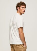Off White Photo Print T-Shirt Pepe Jeans L20F2F988 Men - Image 4