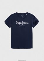 Ozzy Camouflage Cotton T-Shirt Pepe Jeans L20F2F1623 Boy - Image 3