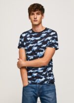 Ozzy Camouflage Print T-Shirt Pepe Jeans L20F2F922 Men