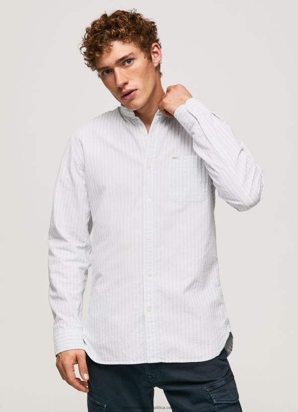 Ozzy Leyton Regular Fit Oxford Shirt Pepe Jeans L20F2F1041 Men - Image 3