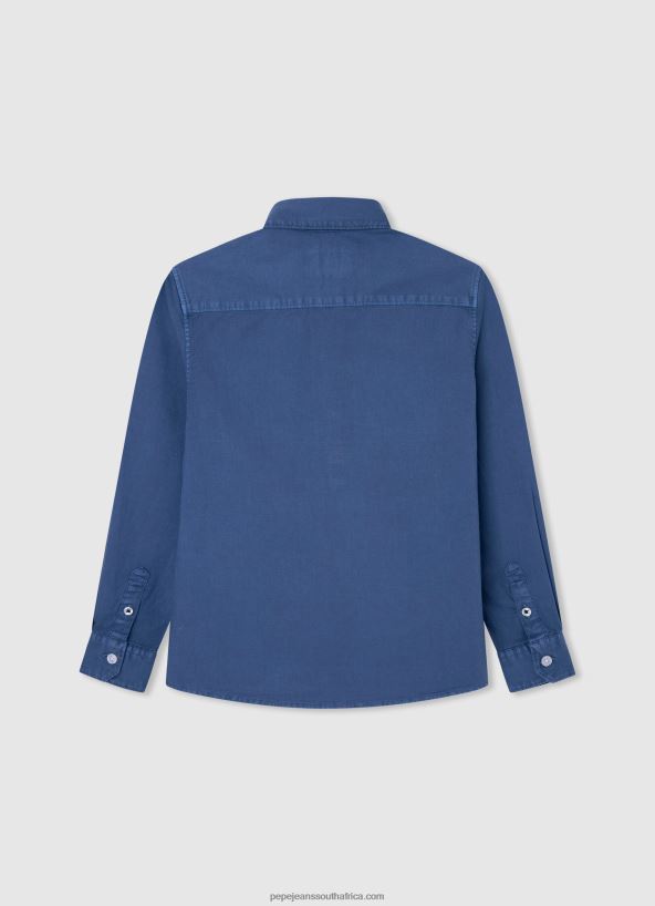Ozzy Marston Regular Fit Oxford Shirt Pepe Jeans L20F2F1664 Boy - Image 2