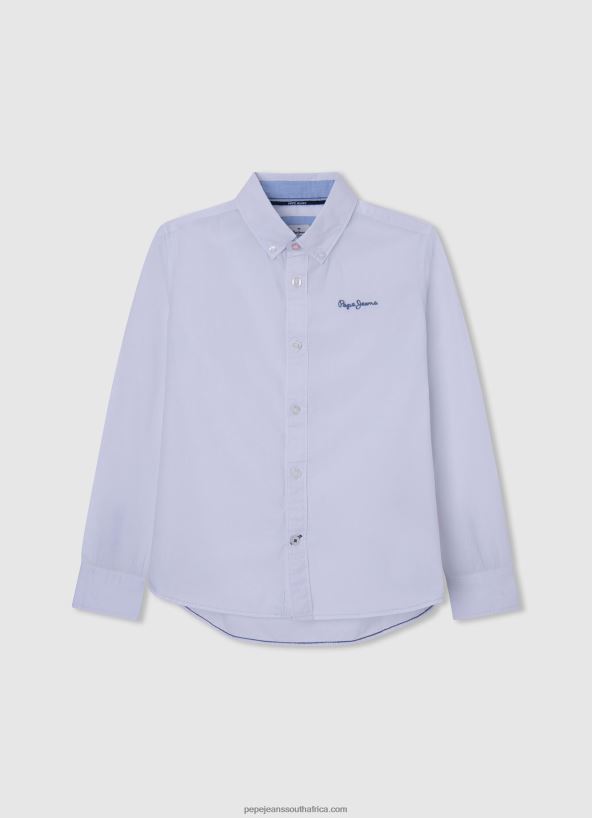 Ozzy Marston Regular Fit Oxford Shirt Pepe Jeans L20F2F1664 Boy - Image 5