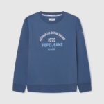 Ozzy Printed Logo Cotton Jumper Pepe Jeans L20F2F1593 Boy