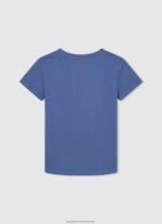 Ozzy Printed Logo Cotton T-Shirt Pepe Jeans L20F2F1633 Boy - Image 2