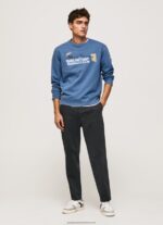 Ozzy Rounded Collar Cotton Jumper Pepe Jeans L20F2F881 Men - Image 2