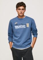 Ozzy Rounded Collar Cotton Jumper Pepe Jeans L20F2F881 Men - Image 3