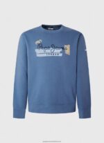 Ozzy Rounded Collar Cotton Jumper Pepe Jeans L20F2F881 Men - Image 5