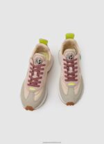 Pale Pink Lucky Leo Combined Sneakers Pepe Jeans L20F2F579 Women - Image 2