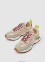 Pale Pink Lucky Leo Combined Sneakers Pepe Jeans L20F2F579 Women - Image 3
