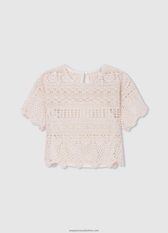 Peach Colour Block Armhole Sleeve T-Shirt Pepe Jeans L20F2F1476 Girl - Image 5