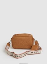 Peach Embossed Logo Maxi Crossbody Bag Pepe Jeans L20F2F715 Women - Image 4