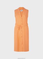 Peach Lapel Collar Dress Pepe Jeans L20F2F212 Women - Image 5