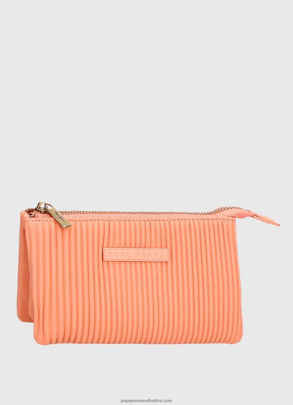 peach_triple_compartment_toiletry_case_pepe_jeans_l20f2f723_women.jpg Peach Triple Compartment Toiletry Case Pepe Jeans L20F2F723 Women - Image 1