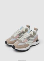 Pearl Silver Lucky Print Combined Sneakers Pepe Jeans L20F2F574 Women - Image 4