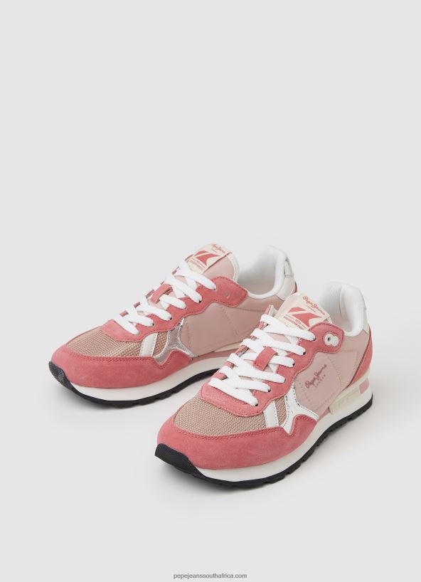 Pink Brit Heritage Combined Sneakers Pepe Jeans L20F2F614 Women - Image 3