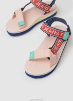 Pink Pool Sally Trek Sandals Pepe Jeans L20F2F1335 Girl - Image 3