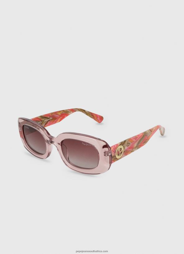 pink_rectangular_sunglasses_pepe_jeans_l20f2f766_women.jpg Pink Rectangular Sunglasses Pepe Jeans L20F2F766 Women - Image 1