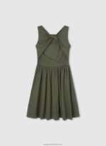 Range Ribbed Armhole Sleeved Dress Pepe Jeans L20F2F1397 Girl - Image 2