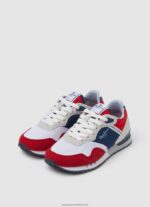 Red London May Combined Sneakers Pepe Jeans L20F2F1531 Boy - Image 3