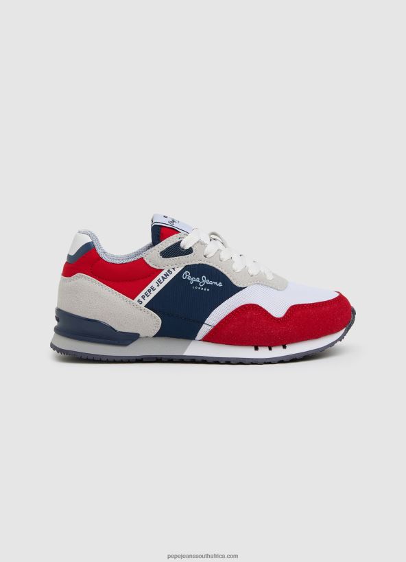 red_london_may_combined_sneakers_pepe_jeans_l20f2f1531_boy.jpg Red London May Combined Sneakers Pepe Jeans L20F2F1531 Boy - Image 1