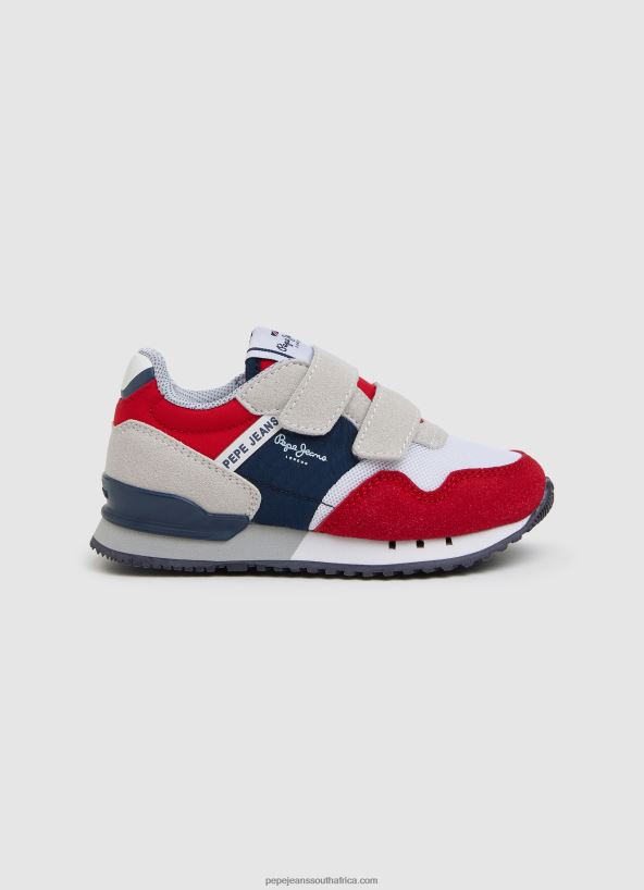 red_london_may_combined_sneakers_pepe_jeans_l20f2f1536_boy.jpg Red London May Combined Sneakers Pepe Jeans L20F2F1536 Boy - Image 1