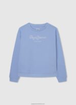 Shine Cotton Hoodie Pepe Jeans L20F2F1414 Girl - Image 4