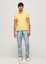 Shine Embroidered Logo Pique Polo Shirt Pepe Jeans L20F2F1081 Men - Image 2