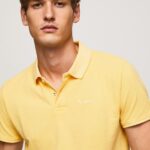 Shine Embroidered Logo Pique Polo Shirt Pepe Jeans L20F2F1081 Men
