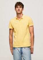 Shine Embroidered Logo Pique Polo Shirt Pepe Jeans L20F2F1081 Men - Image 3