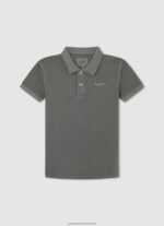 Shine Embroidered Logo Pique Polo Shirt Pepe Jeans L20F2F1665 Boy - Image 4