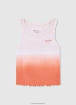 Shine Frilled Tank Top Pepe Jeans L20F2F1477 Girl - Image 3