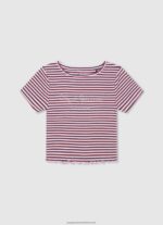Shine Glitter Logo T-Shirt Pepe Jeans L20F2F1468 Girl - Image 4