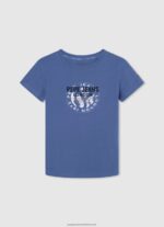 Shine Logo Basic T-Shirt Pepe Jeans L20F2F1636 Boy - Image 5