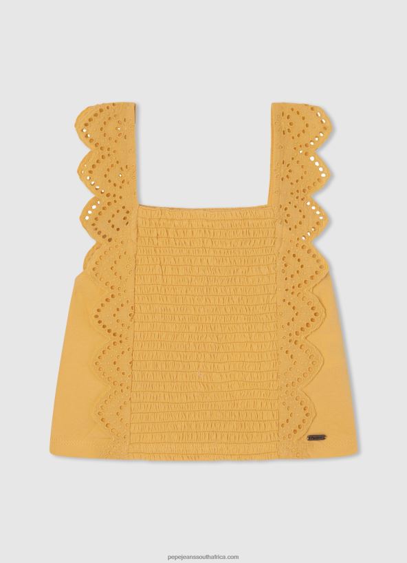 Shine Logo Print Boxy Fit T-Shirt Pepe Jeans L20F2F1479 Girl - Image 4