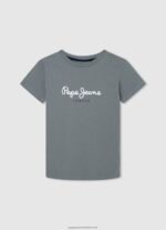 Shine Logo Print T-Shirt Pepe Jeans L20F2F1611 Boy - Image 3