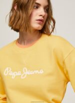 Shine Logo Printed Jumper Pepe Jeans L20F2F273 Women - Image 3