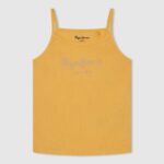 Shine Logo Printed Tank Top Pepe Jeans L20F2F1432 Girl