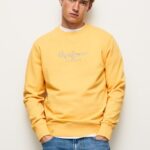 Shine Printed Logo Cotton Jumper Pepe Jeans L20F2F888 Men